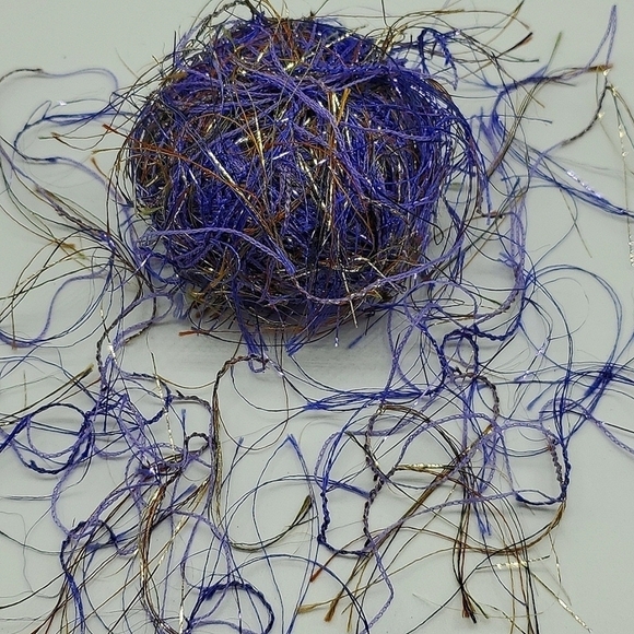 Trendsetter Lash Ltd Eyelash Metal Yarn NEW Purple Gold - Picture 2 of 6